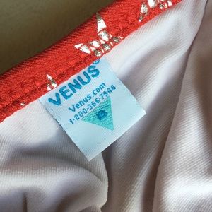 VENUS Swim - Venus red bikini top with silver stars size S/M VENUS Swim - Venus red bikini top with silver stars size S/M